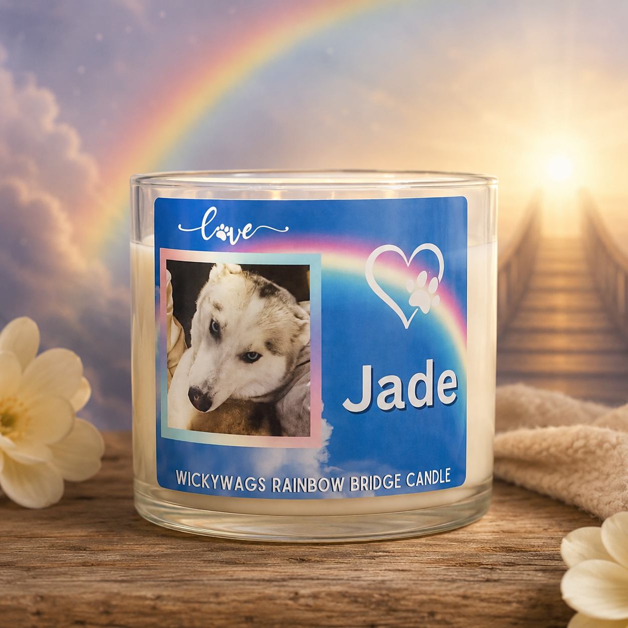 Rainbow Bridge | Memorial Candle π