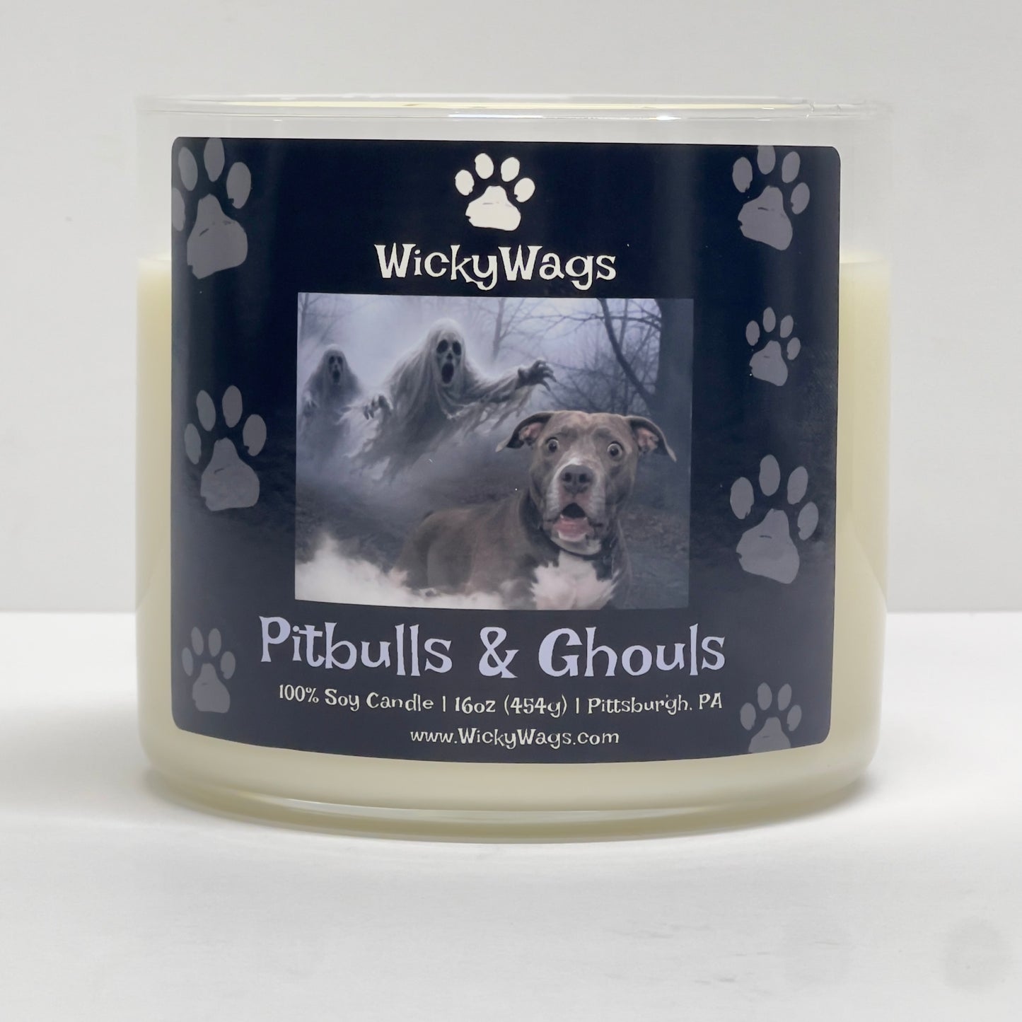 Pitbulls & Ghouls | Black Raspberry Vanilla Scented Candle
