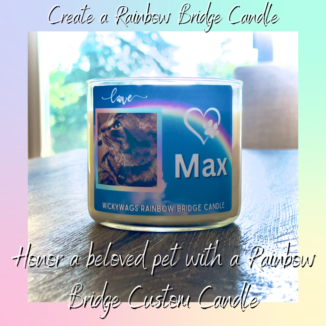 Create a Rainbow Bridge Candle
